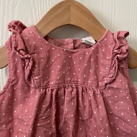 H&M Pink and White Spotted Corduroy Jumper - Picture 2 of 5